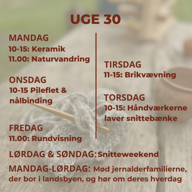 Uge 30 i landsbyen