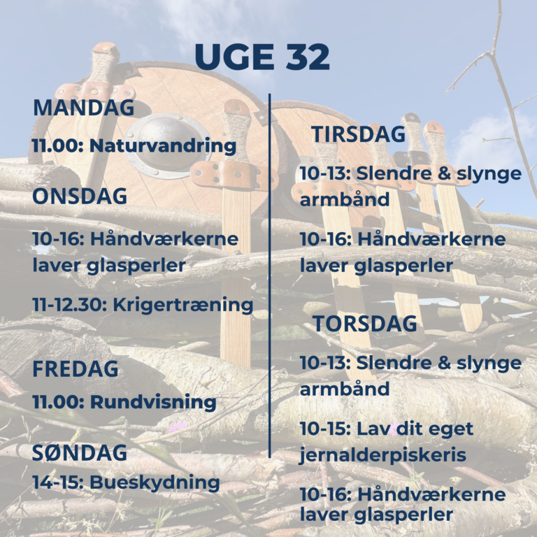 Uge 32 i Jernalderlandsbyen